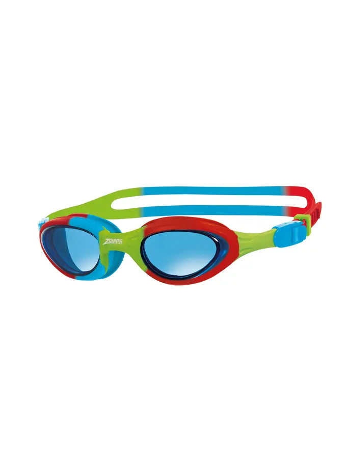 Zoggs Super Seal Junior - Red/Blue - Tinted Blue Lens