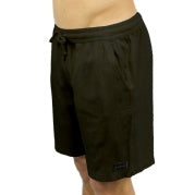 Carve Friday Mens Elastic Waist Volley Short - Black