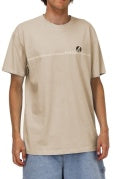 Carve Dawn Mens Basic Short Sleeve Tee - Vtg Khaki