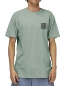 Carve Wavey Mens Basic Short Sleeve Tee - Smk Green