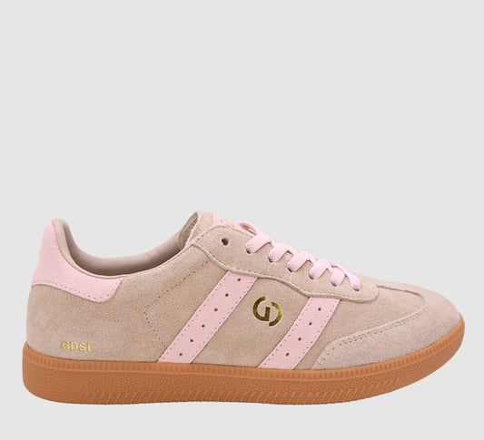 Goodsole Parallel Sneaker ~ Tropical Taupe / Pink Suede
