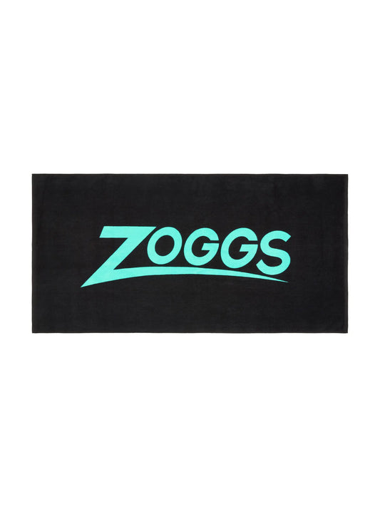 Zoggs Unisex Adult Swimming Pool Towel - Black